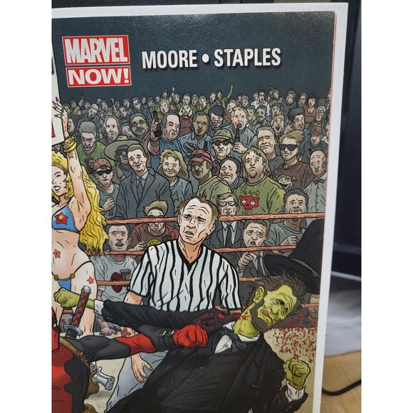 Deadpool #4 2013 2nd Print Geoff Darrow Variant Zombie Presidents Marvel Comics - Picture 3 of 7